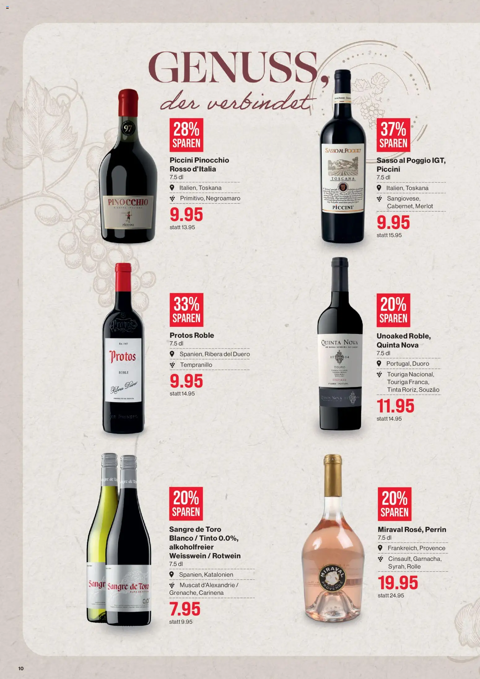 SPAR Aktionen – gültig ab 26.02.2026 | Seite: 10 | Produkte: Weißwein, Rotwein, Merlot