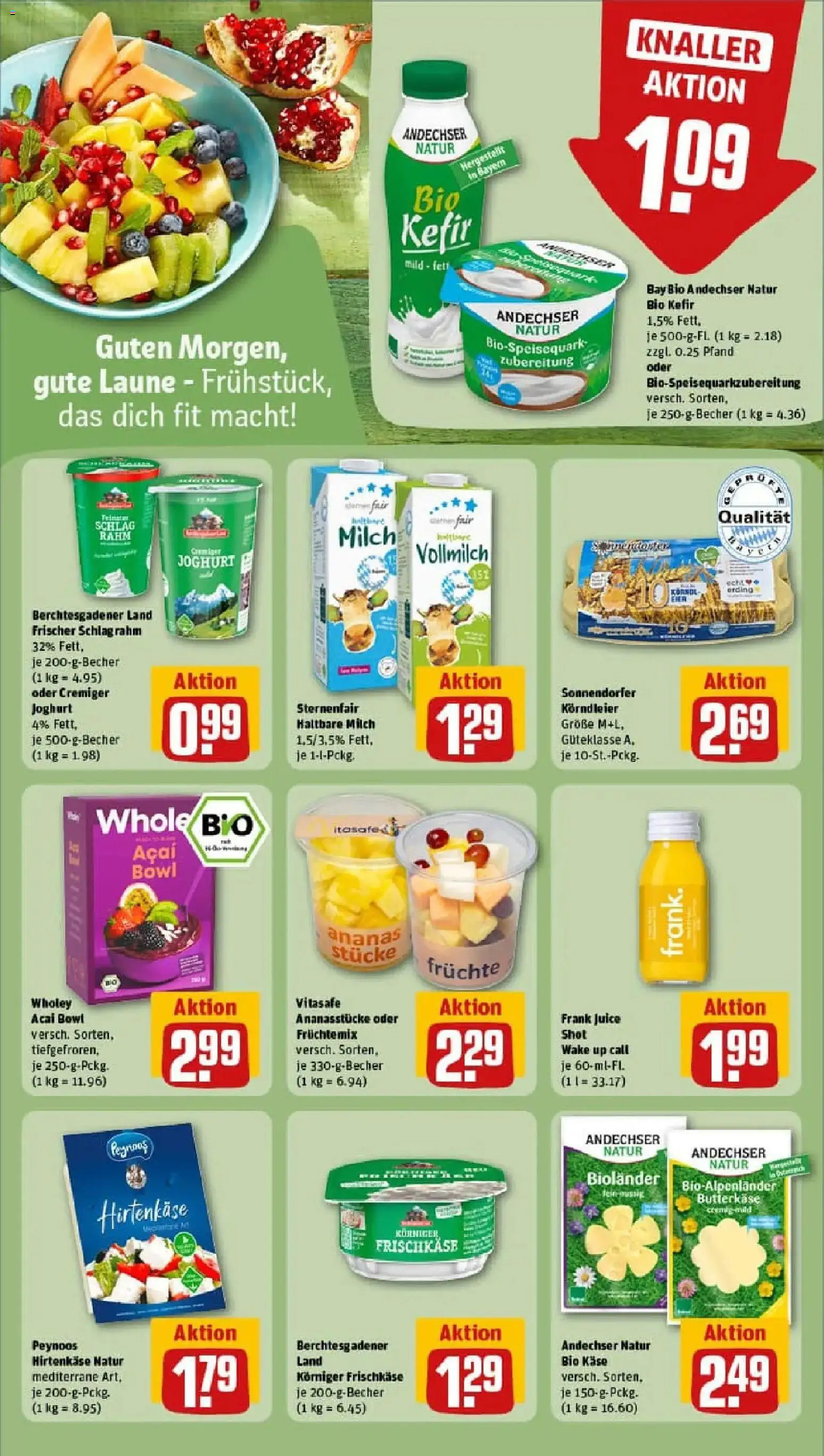 Rewe prospekt Wolfratshausen	 – gültig ab 11.01.2026 | Seite: 20 | Produkte: Kefir, Käse, Joghurt, Ananas