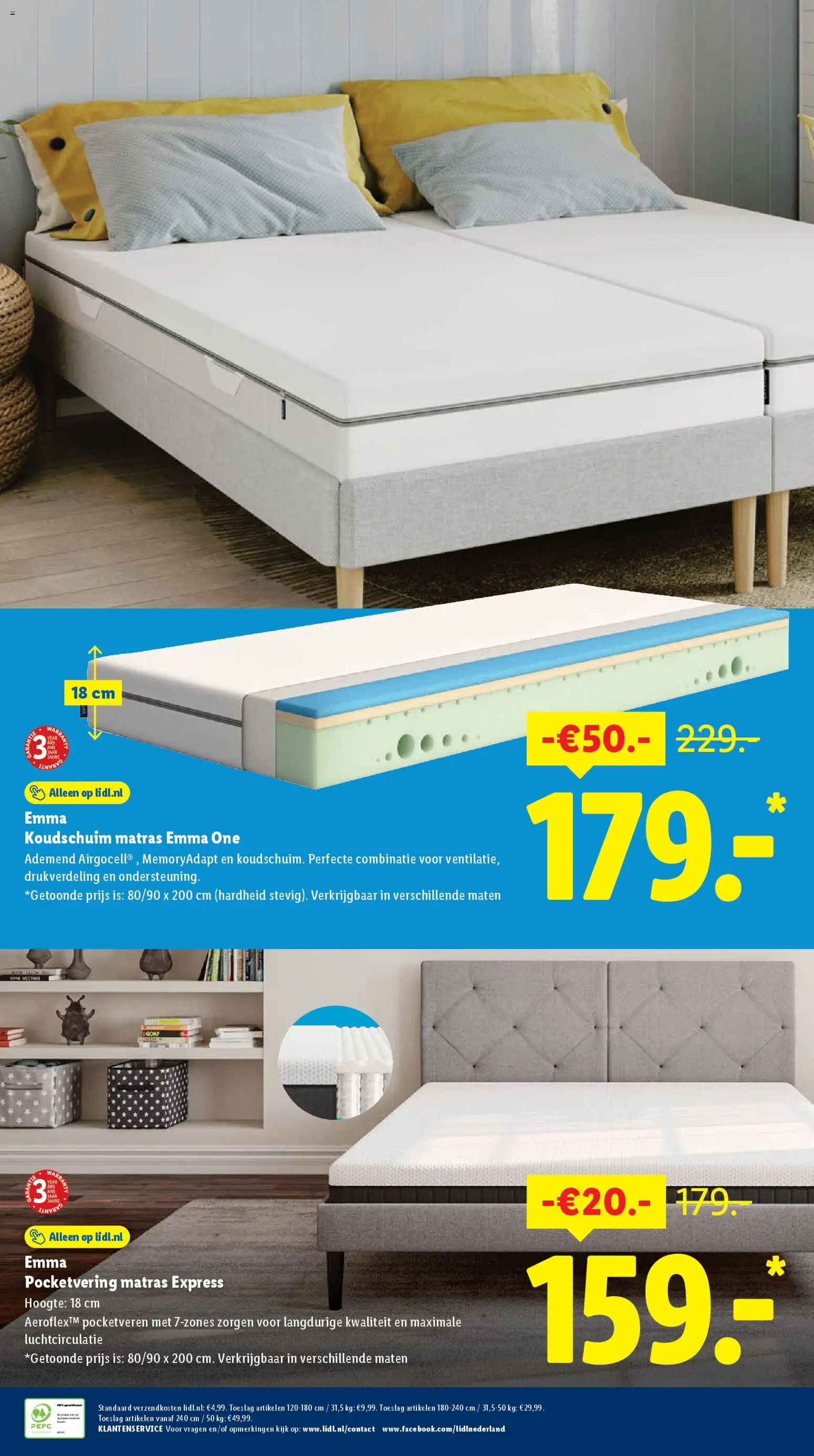 {H1} | Pagina: 5 | Producten: Matras