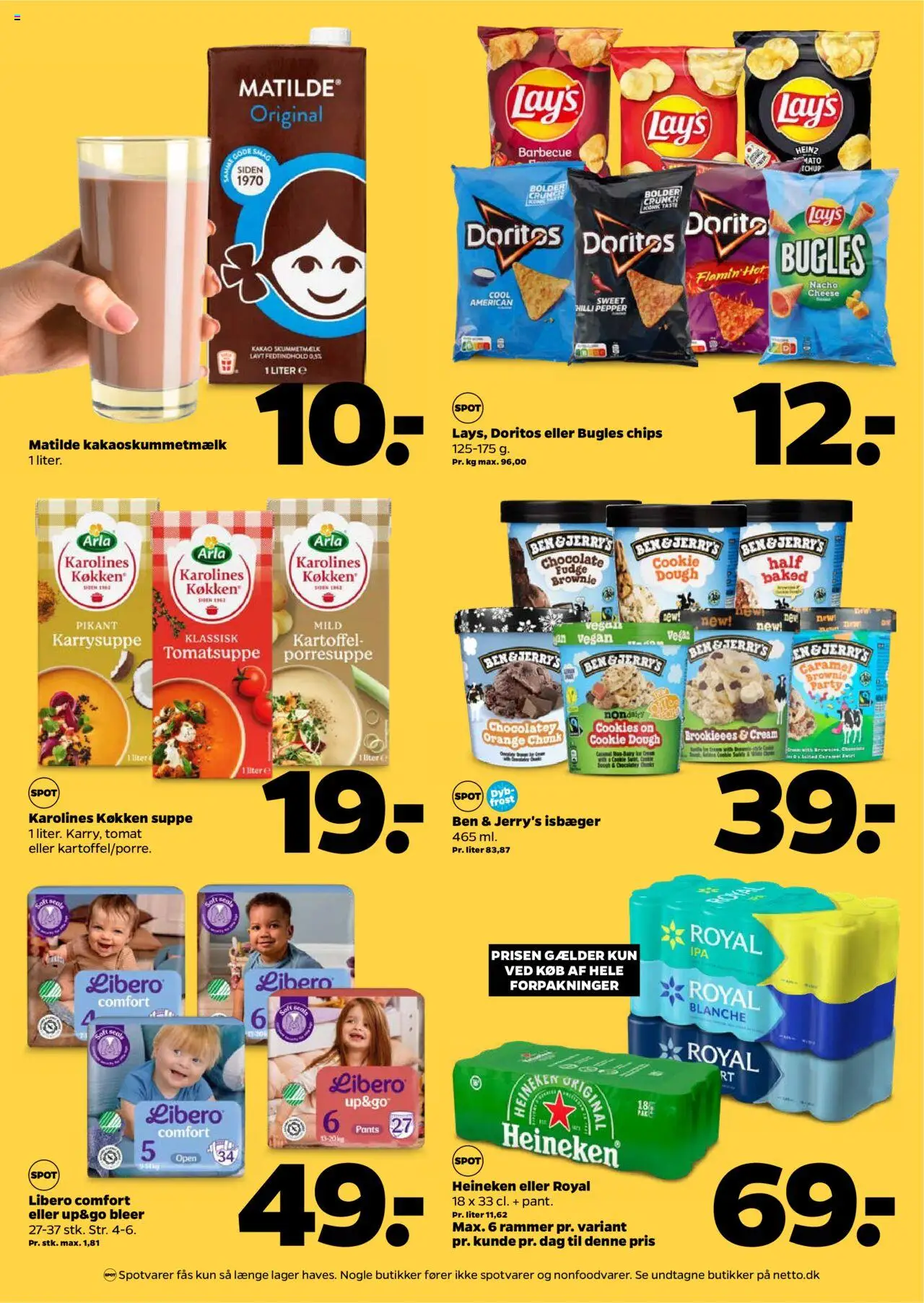 Netto tilbudsavis – gyldig fra 04.10.2025 | Side: 36 | Produkter: Rammer, Chips, Kakao, Suppe