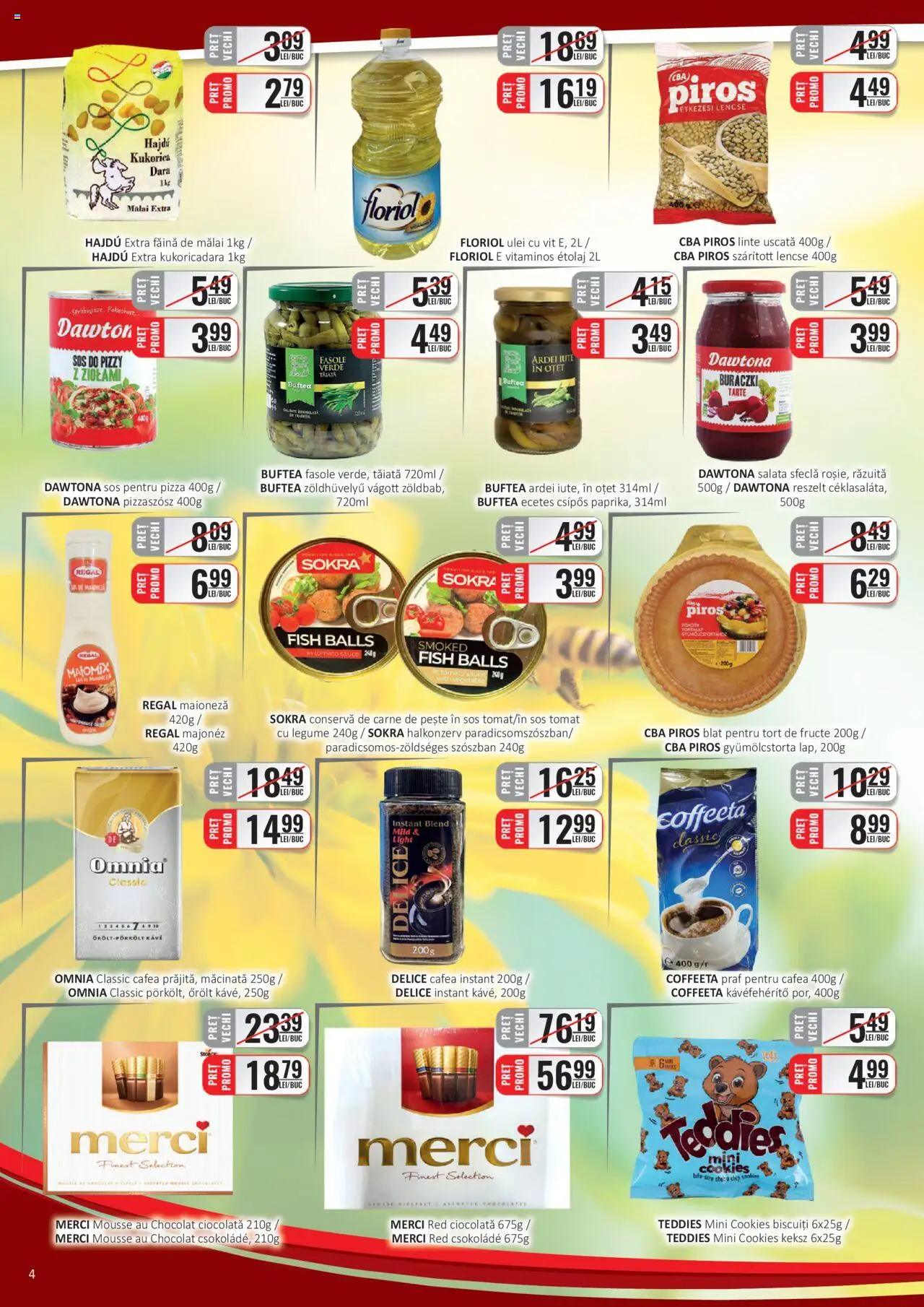 CBA catalog - C+C – valabil de la 16.06.2025 | Pagină: 4 | Produse: Pește, Mălai, Biscuiți, Sos