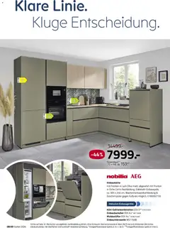 Roller Deine Küche 2026 ab 19.03.2026 gültig | Seite: 8 | Produkte: AEG, Geschirrspüler, Kühlgefrierkombination, Kuchen