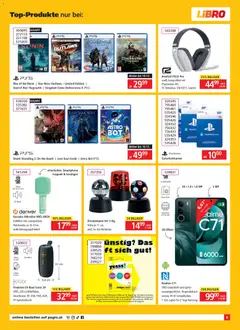 Pagro-Diskont Flugblatt ab 11.12.2025 gültig | Seite: 9 | Produkte: Smartphone, PC, Playstation, Mikrofon