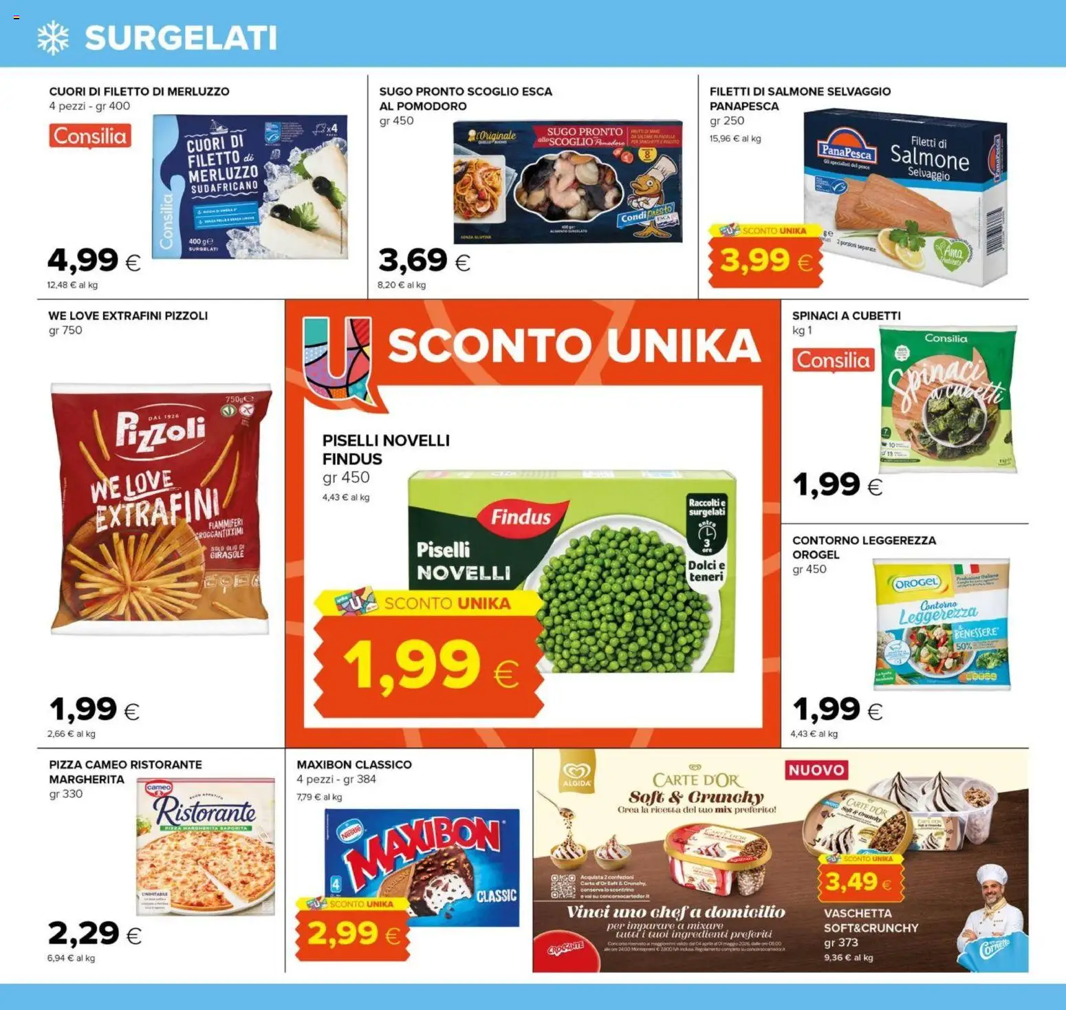 Volantino Tigre del 23.04.2026 | Pagina: 12 | Prodotti: Salmone, Merluzzo, Pomodoro, Sugo