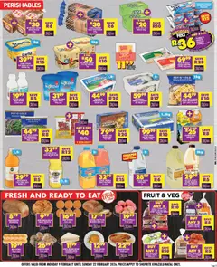 Shoprite specials catalogue – valid from 09.02.2026 | Page: 3 | Products: Juice, Chicken, Chips, Mango