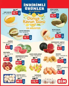 08.08.2025 tarihinden itibaren geçerli olan BİM kataloğu önizlemesi