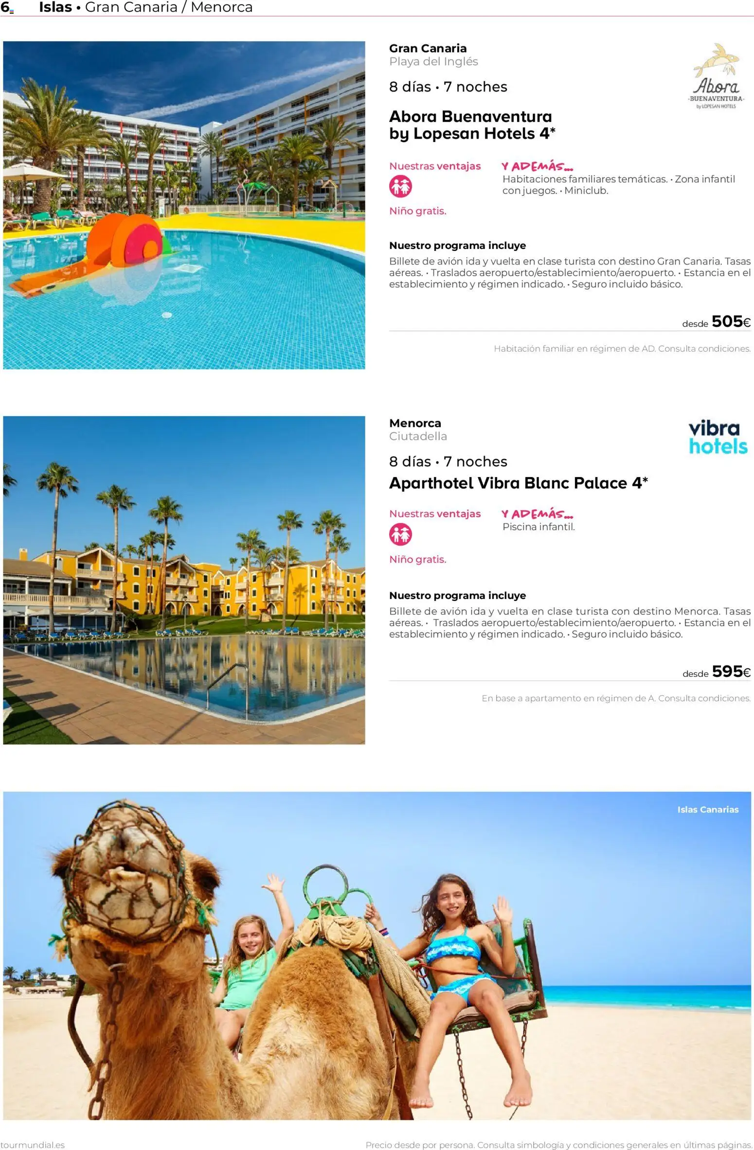 Viajes El Corte Inglés Especial familias │ válido desde el 28.04.2026 | Página: 6