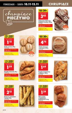 Pogląd oferty "Chleb żytni 100% bez dodatku drożdży, 450 g, Chleb żytni 100% bez dodatku drożdży, 450 g" - ważna od 10.11.2025 | Strona: 30