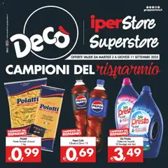 Anteprima del volantino Decò iperStore, Superstore - Sicilia catalogo valido a partire dal 02.09.2025