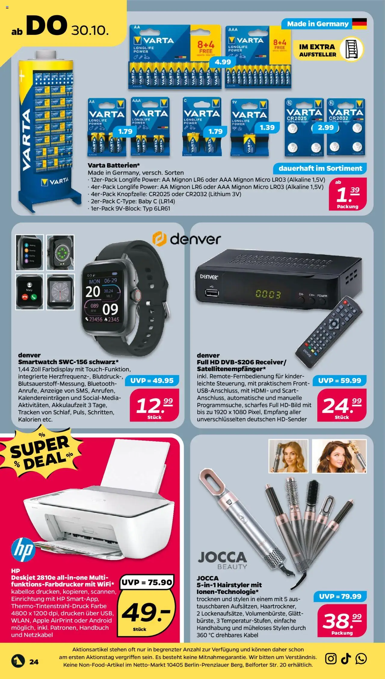 Netto Prospekt 	 – gültig ab 27.10.2025 | Seite: 26 | Produkte: Kabel, HP, Smartwatch, Apple