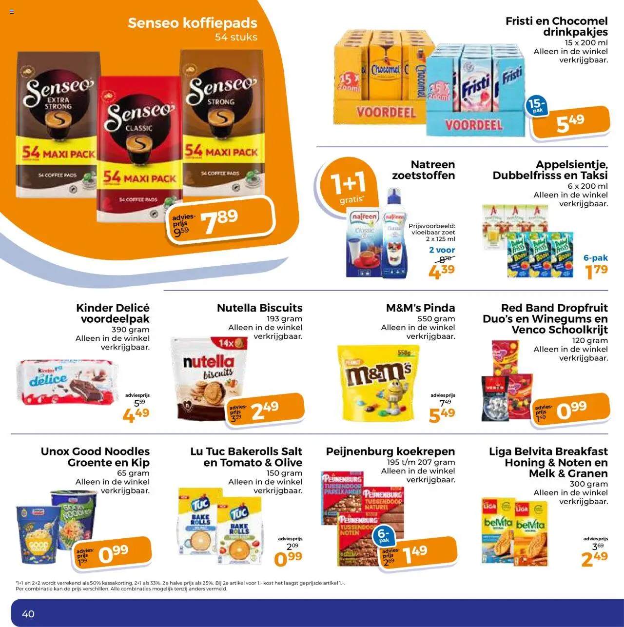  | Pagina: 40 | Producten: Melk, Belvita, Kip, Mini pillecukor