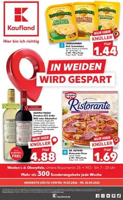 Kaufland Prospekt Weiden In Der Oberpfalz	 ab 19.03.2026 gültig