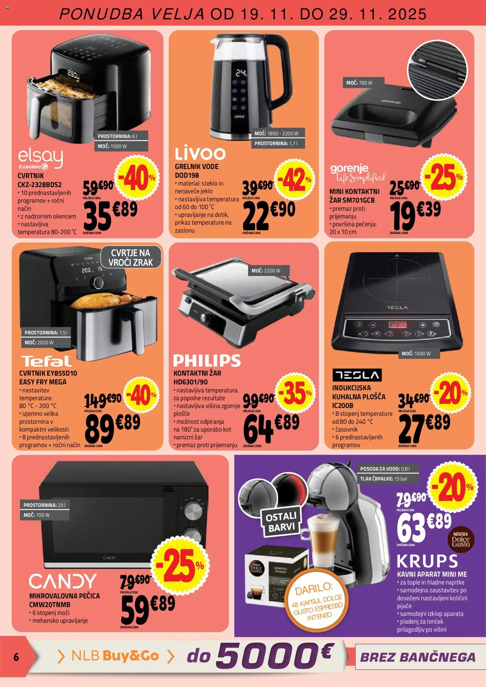 Novi E.leclerc katalog ponudbe – veljaven od 19.11.2025 | Stran: 6