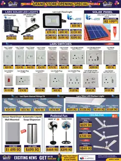 Laduma Hardware specials catalogue – valid from 09.10.2025 | Page: 6 | Products: Pedestal, Plate, Fan, Soap