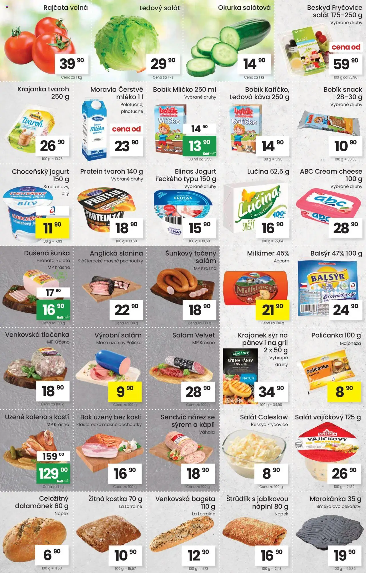 Kubík leták od 03.06.2025 | Strana: 2 | Produkty: Ledová káva, Káva, Maso, Okurka