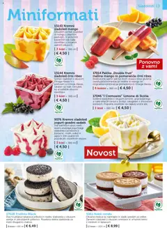 Bofrost katalog akcije – veljaven od 01.05.2025 | Stran: 13 | Izdelki: Ribez, Pomarance, Maline, Sladoled