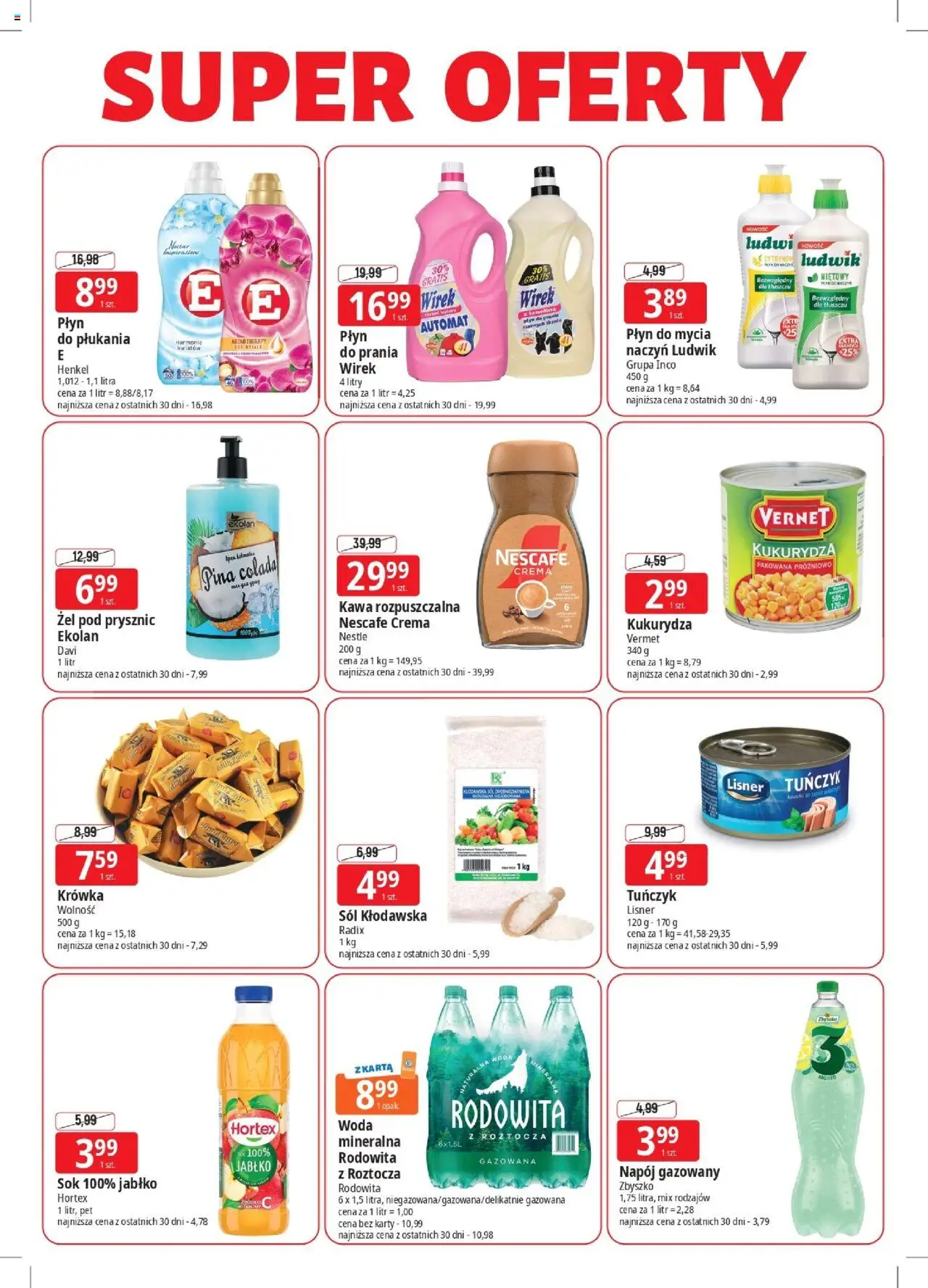 E.Leclerc Gazetka - Elbląg od 14.07.2025 | Strona: 3 | Produkty: Nescafe, Kukurydza, Tuńczyk, Żel pod prysznic