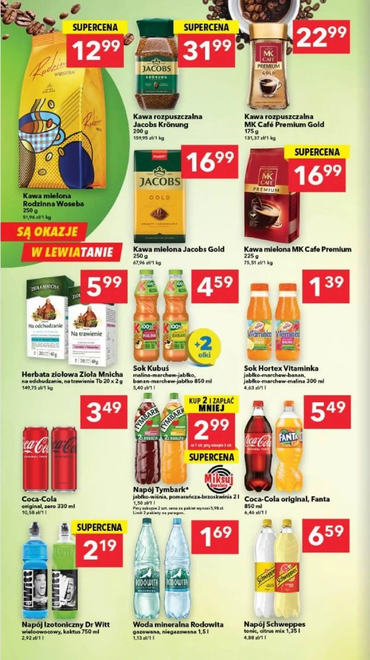Lewiatan gazetka - Szczecin od 09.10.2025 | Strona: 6 | Produkty: Malina, Sok, Banan, Woda
