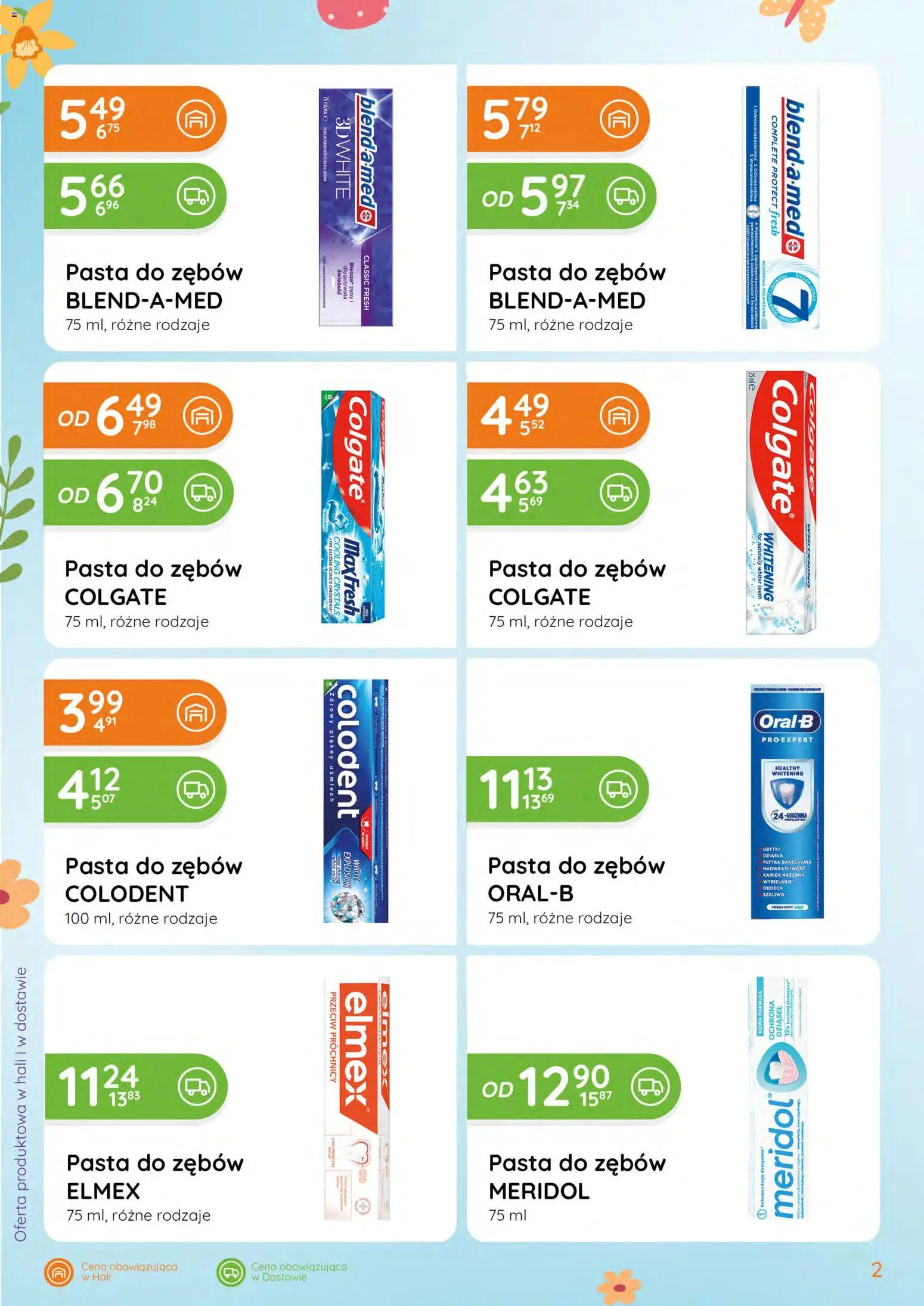 Eurocash gazetka - Katalog Chemiczny od 05.03.2026 | Strona: 2 | Produkty: Pasta do zębów