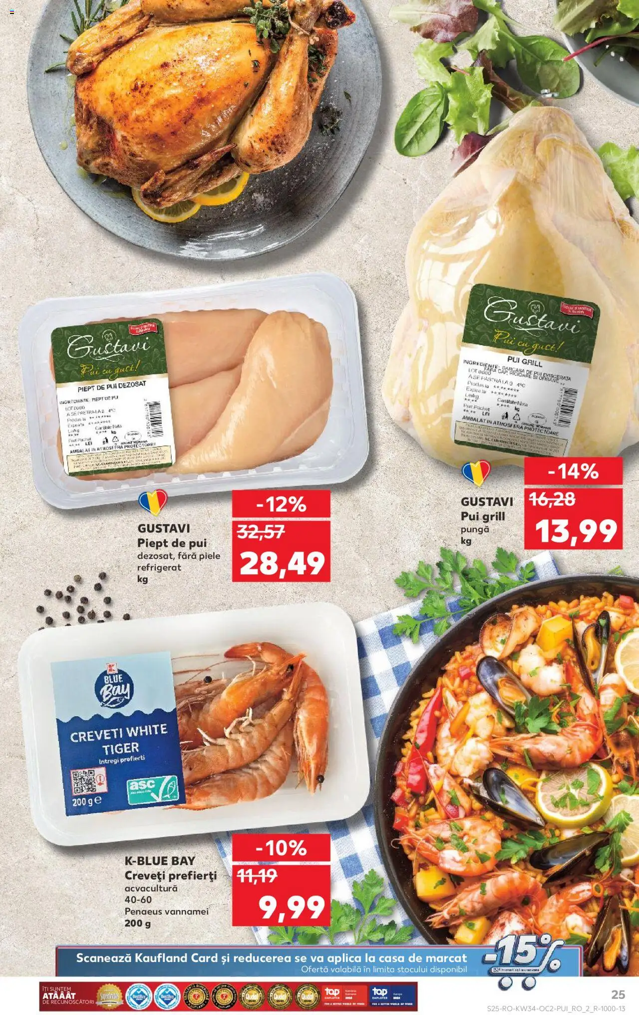 Kaufland RO akciós ujság - amely érvényes a következő dátumtól: 20.08.2025 | Oldal: 25 | Termékek: Grill