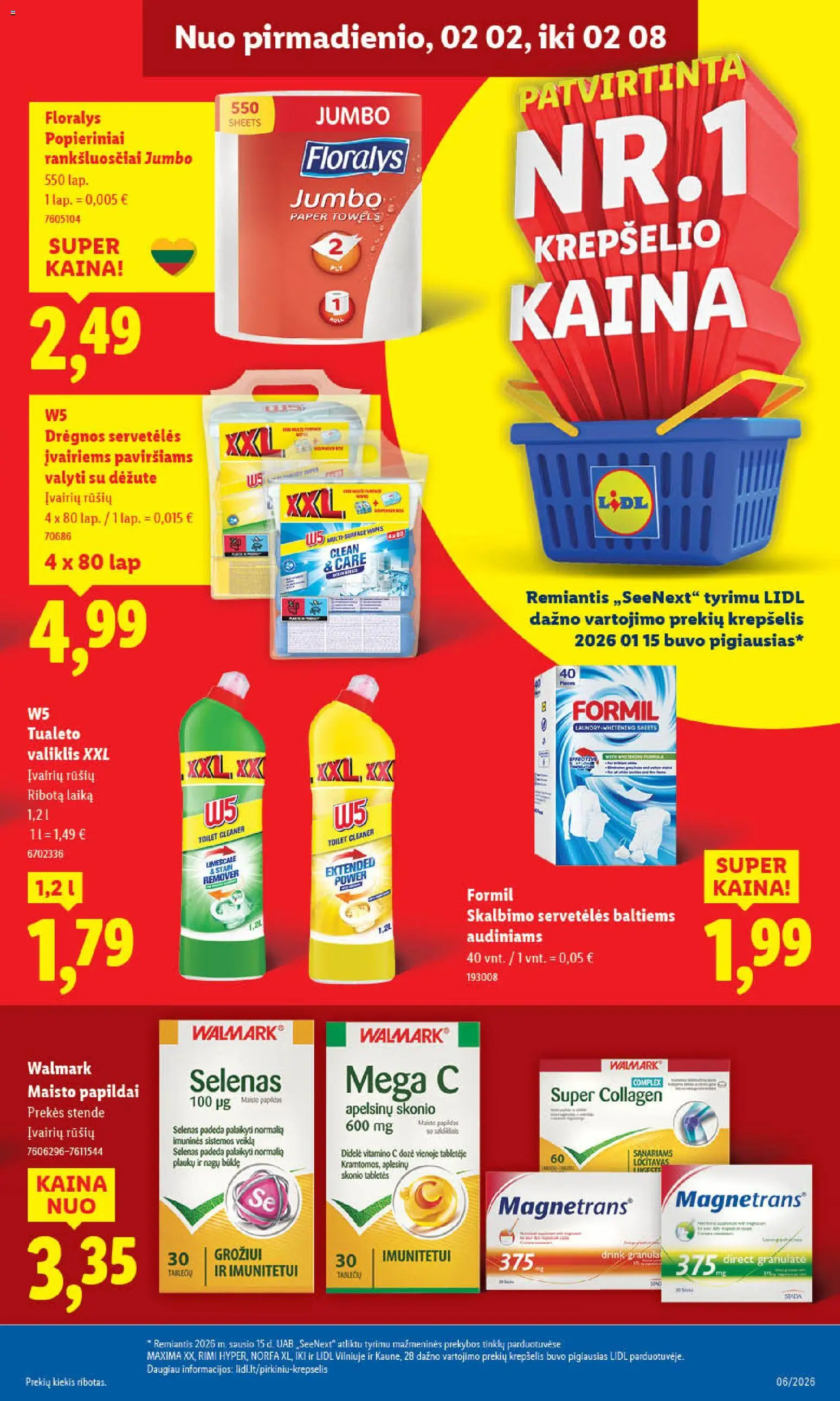 LIDL akcijos nuo 02.02.2026 | Puslapis: 19 | Prekių: Krepšelis