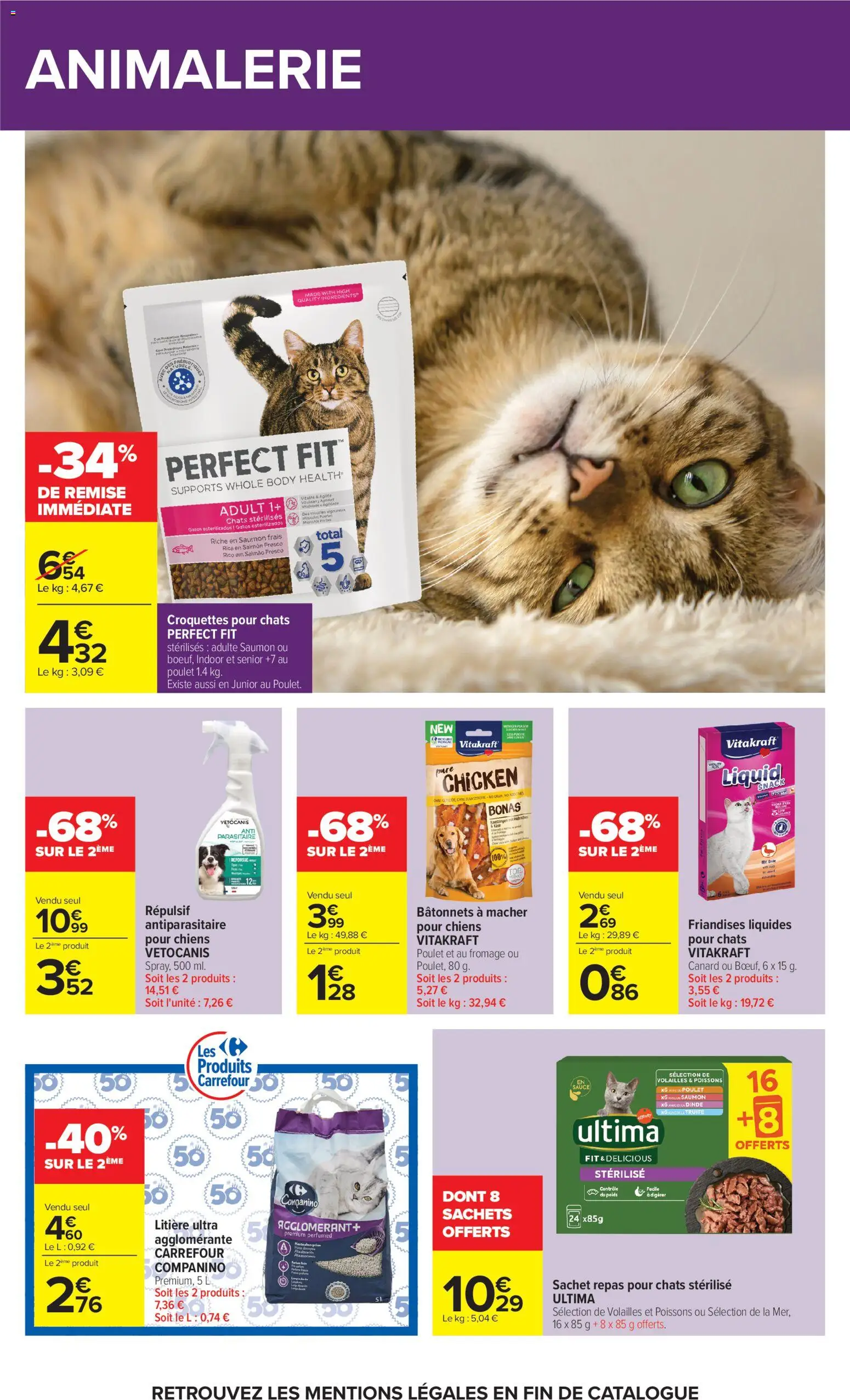 {H1} | Page: 65 | Produits: Body, Poids, Litière, Fromage