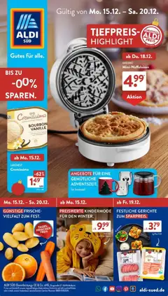 Aldi Süd Prospekt 	 ab 15.12.2025 gültig