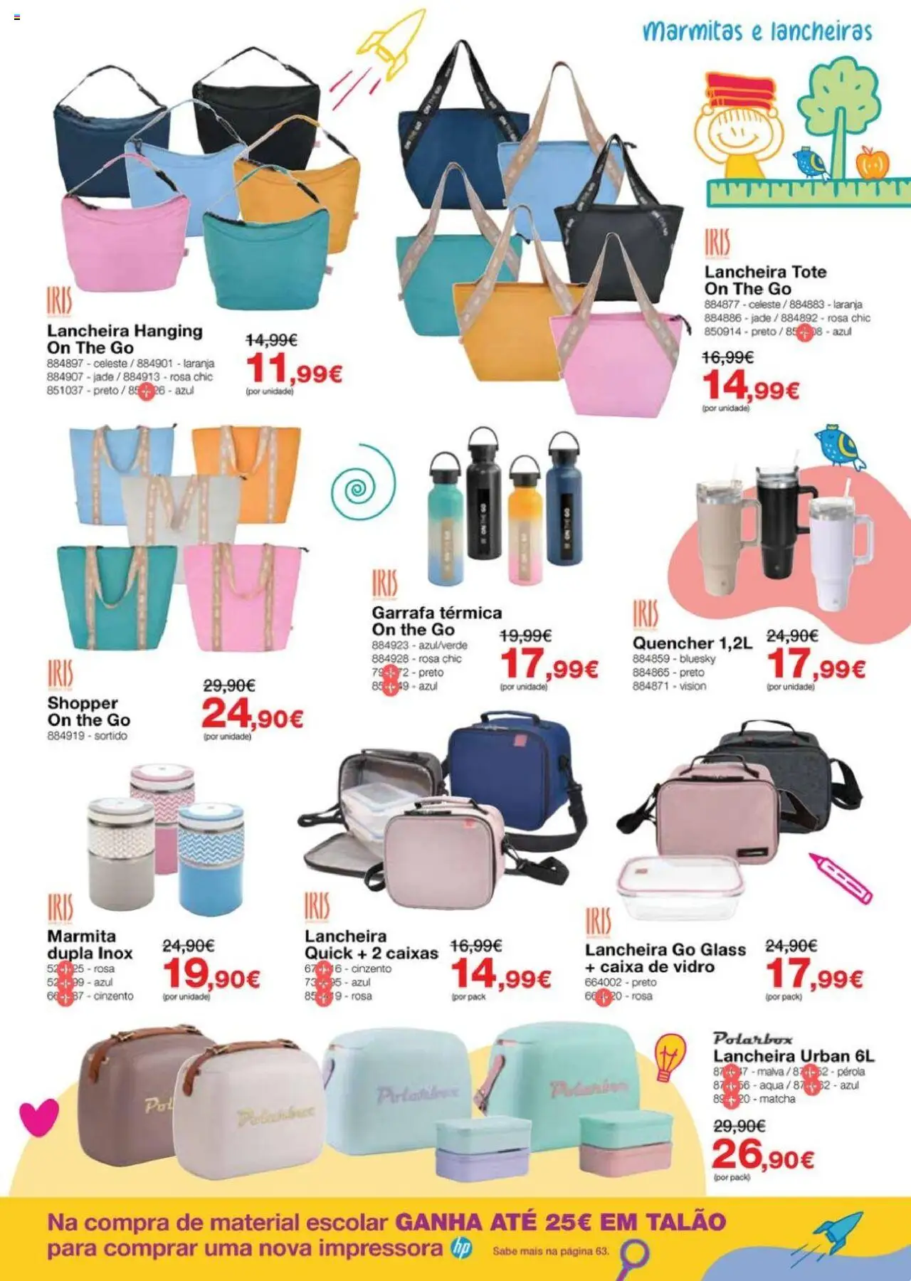 Staples - Folheto Regresso às Aulas 2025 │ válido de 18.08.2025 | Página: 5 | Produtos: Impressora, Garrafa térmica, Polarbox, Matcha