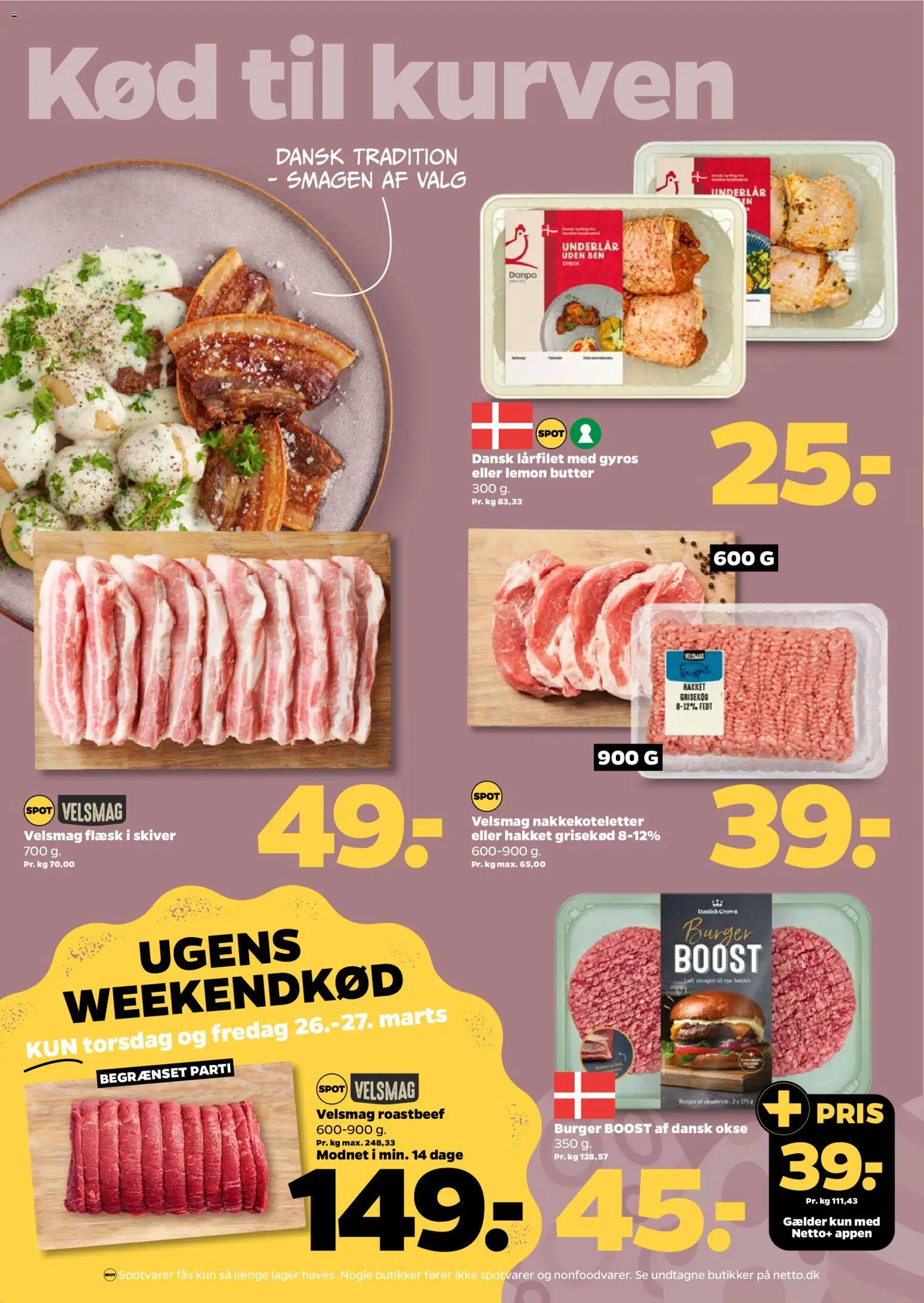 Netto tilbudsavis – gyldig fra 21.03.2026 | Side: 9 | Produkter: Roastbeef
