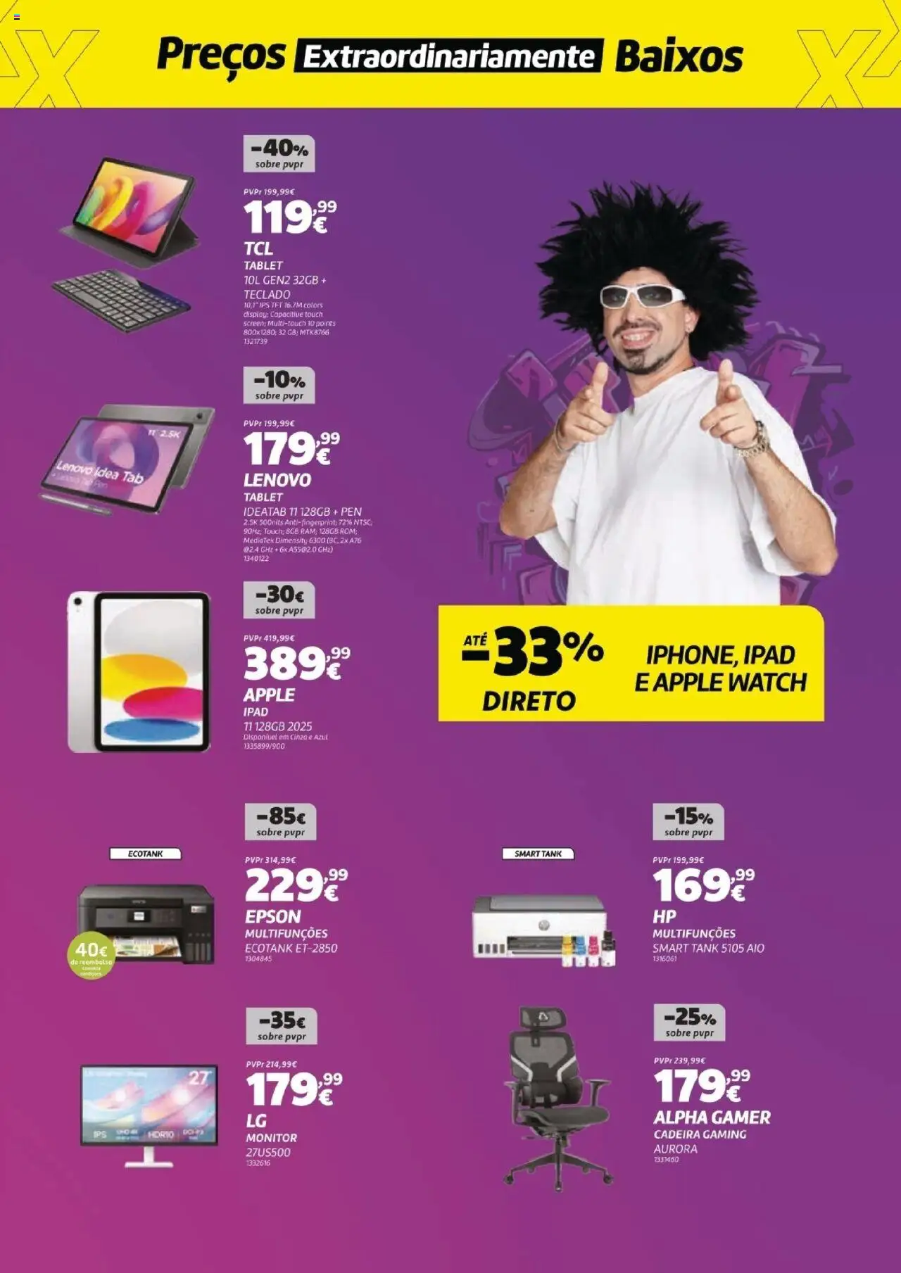 Radio Popular folheto │ válido de 16.09.2025 | Página: 5 | Produtos: Monitor, Teclado, Cadeira, Tablet