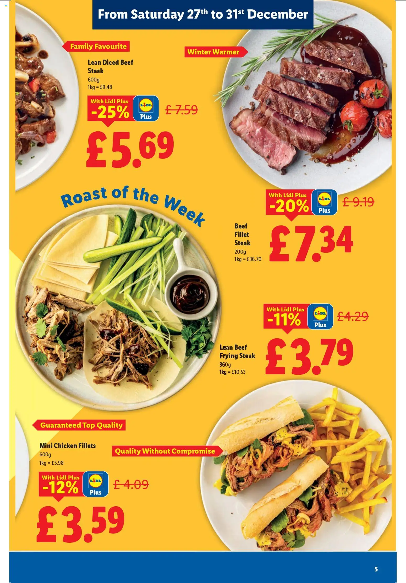 {H1} | Page: 5 | Products: Chicken, Chicken fillets, Beef