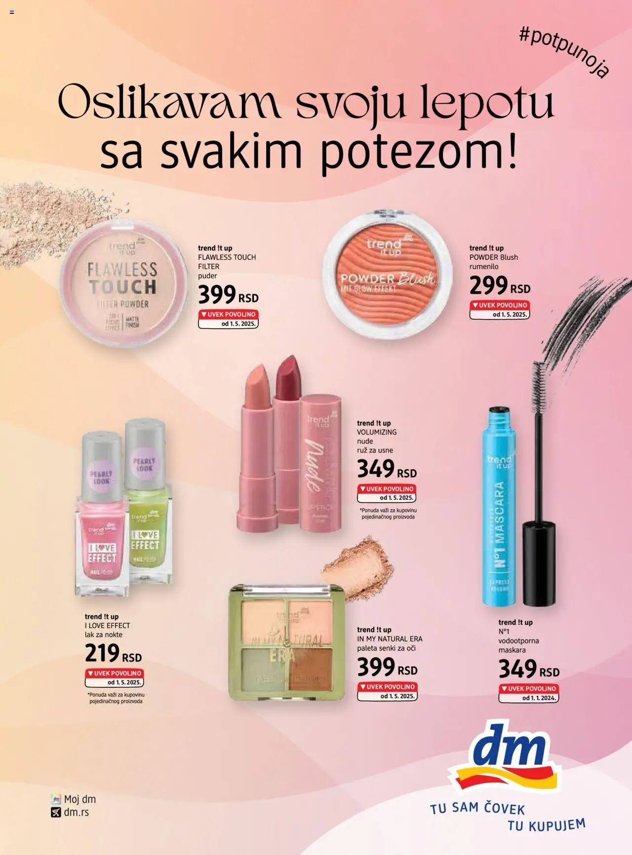 DM Drogerie katalog - važi od 05.08.2025 | Strana: 56 | Proizvode: Finish, Rumenilo, Maskara, Lak za nokte