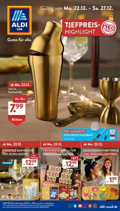 Aldi Süd Prospekt 	 ab 22.12.2025 gültig
