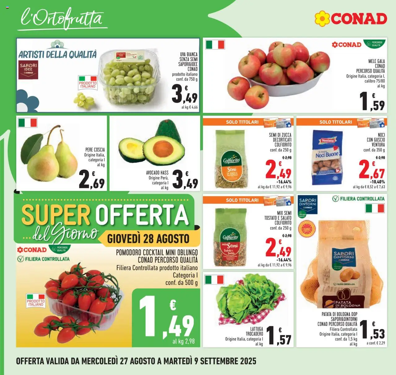 Volantino Conad del 27.08.2025 | Pagina: 8