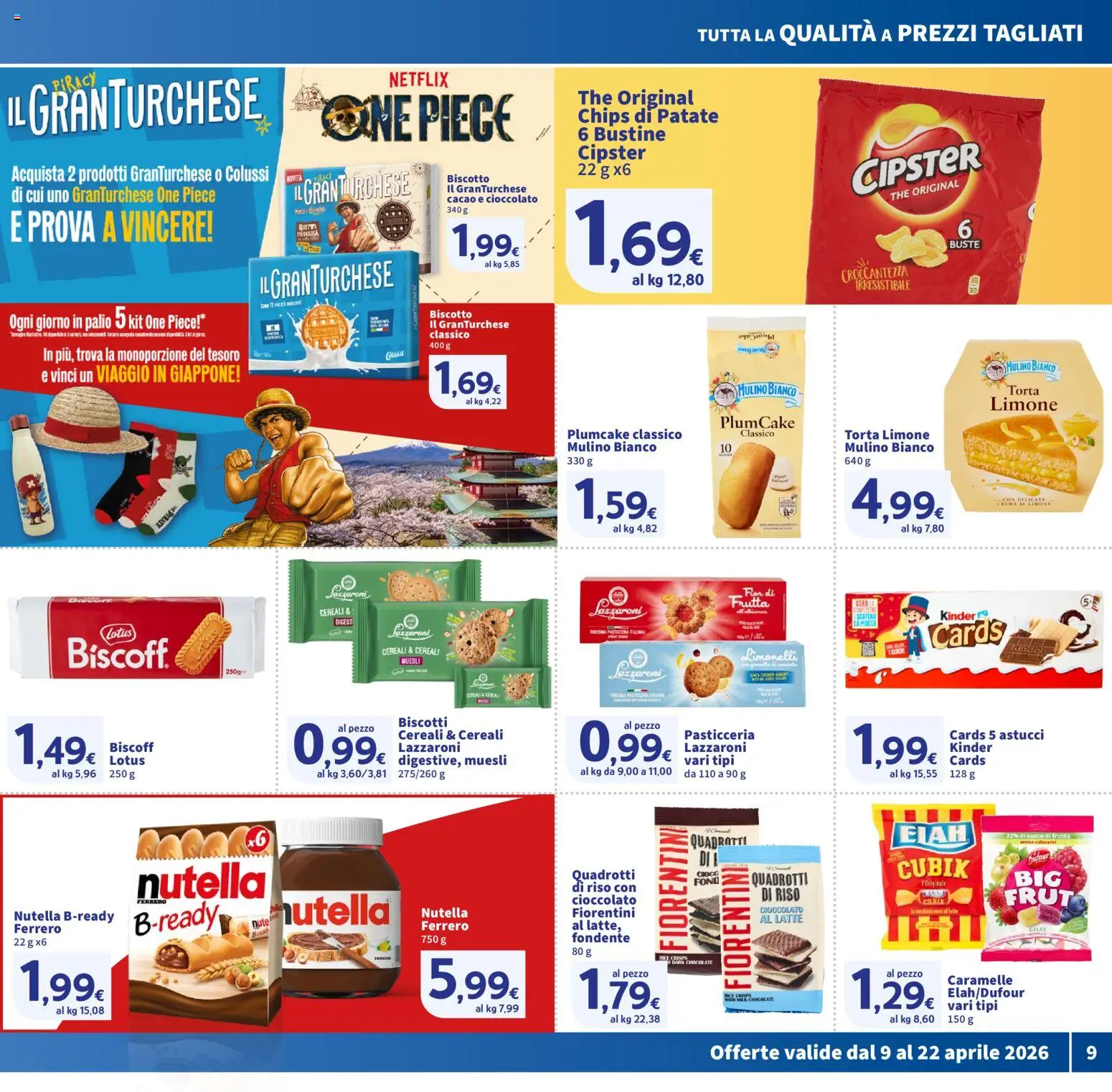 Volantino SIGMA del 09.04.2026 | Pagina: 9 | Prodotti: Muesli, Caramelle, Patate, The