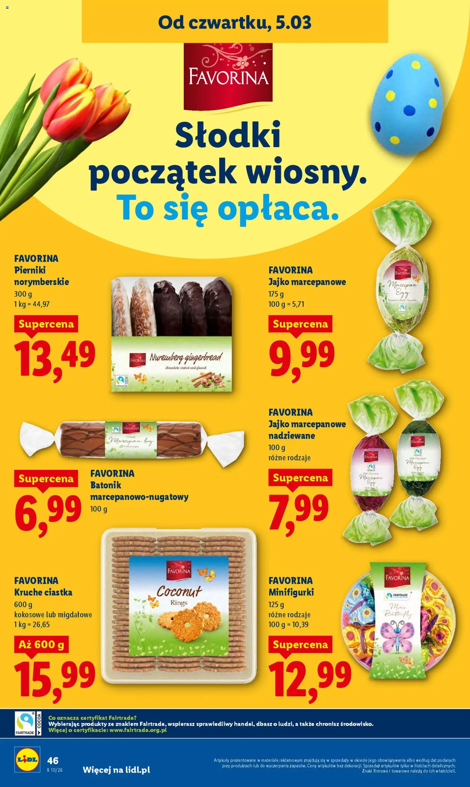 Lidl gazetka od 05.03.2026 | Strona: 48 | Produkty: Pierniki, Pierniki norymberskie, Ciastka