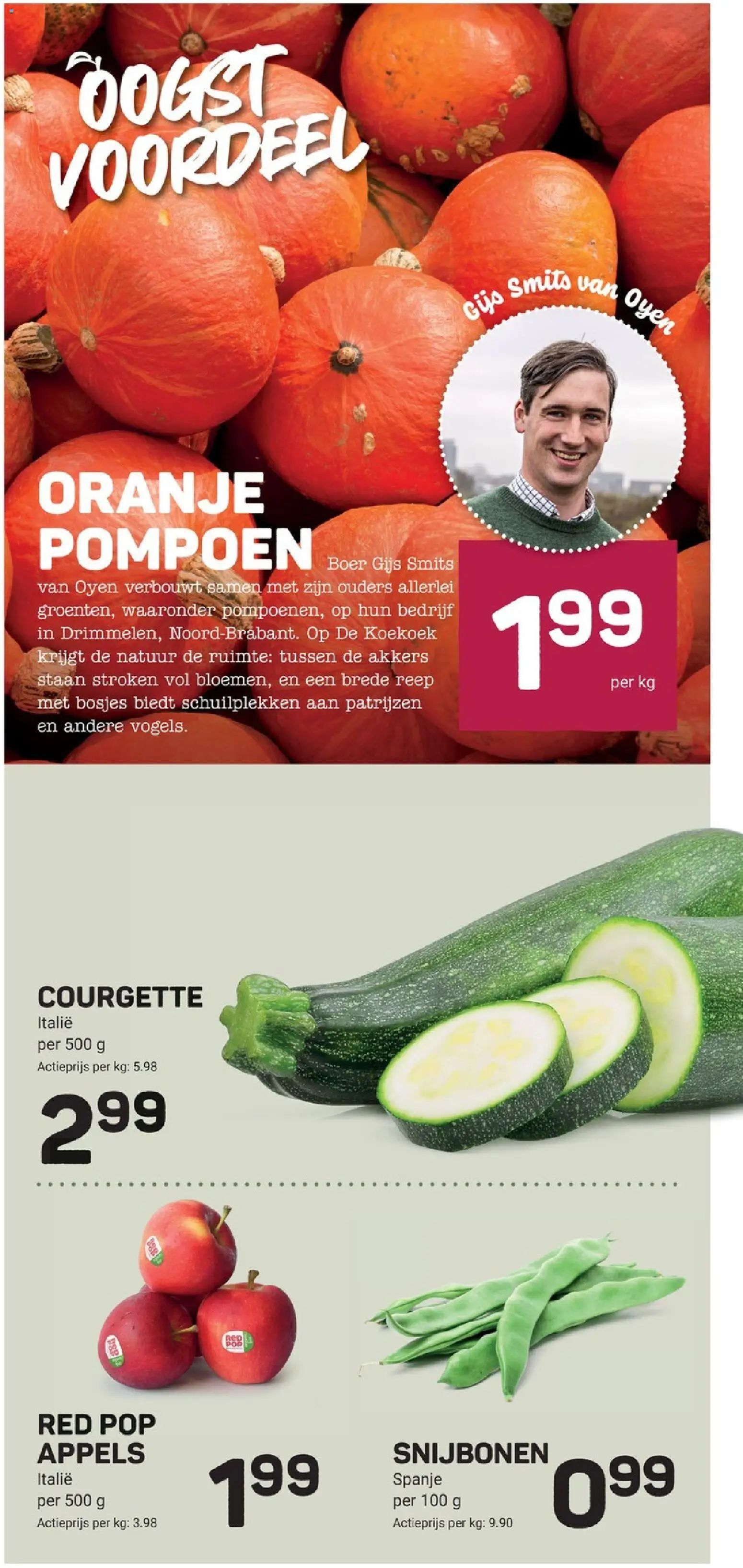 {H1} | Pagina: 9 | Producten: Pompoen, Courgette, Appels