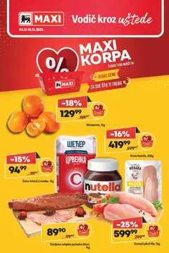 Maxi katalog - pregled Maxi kataloga - važi od 04.12.2025