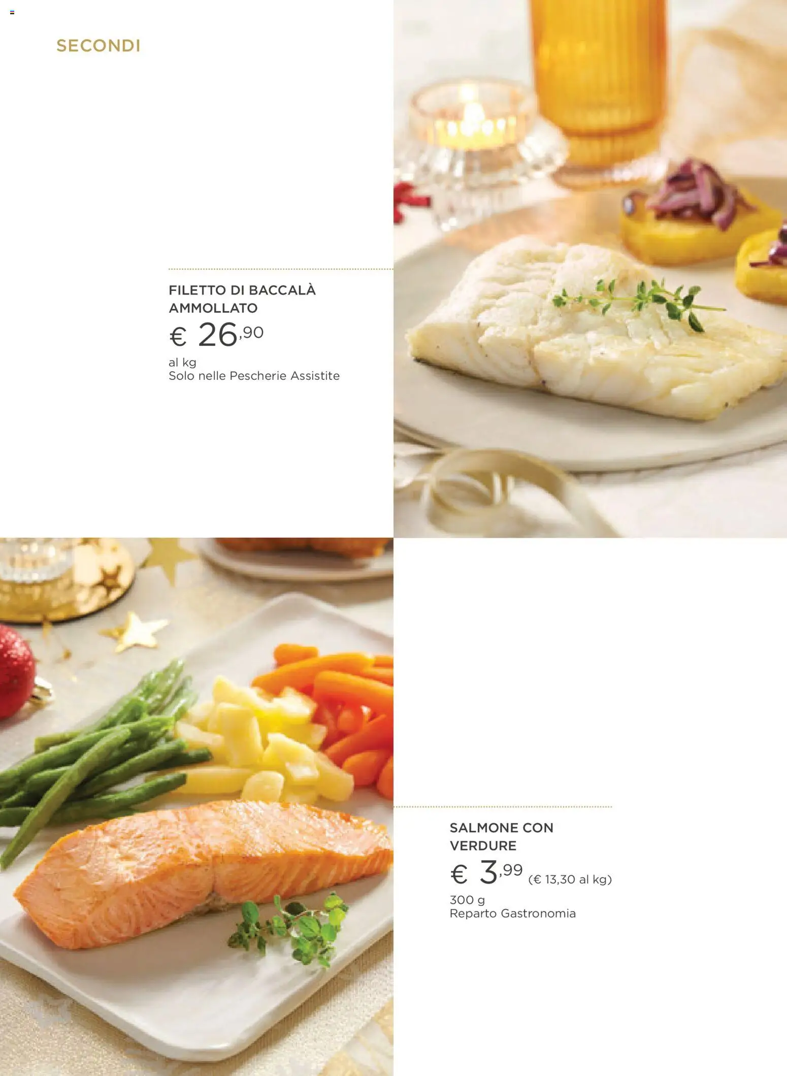 Volantino Esselunga S del 01.12.2025 | Pagina: 36 | Prodotti: Salmone, Verdure