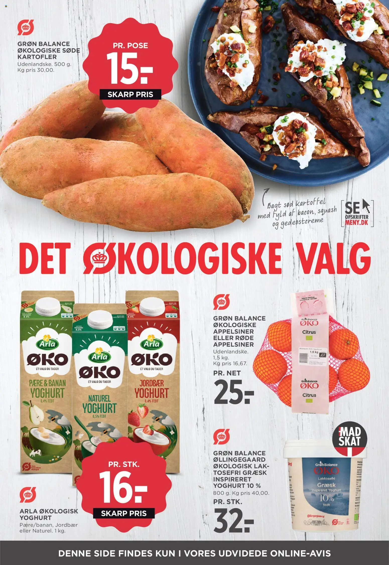 Meny tilbudsavis – gyldig fra 13.02.2026 | Side: 9 | Produkter: Yoghurt, Appelsiner, Jordbær, Squash