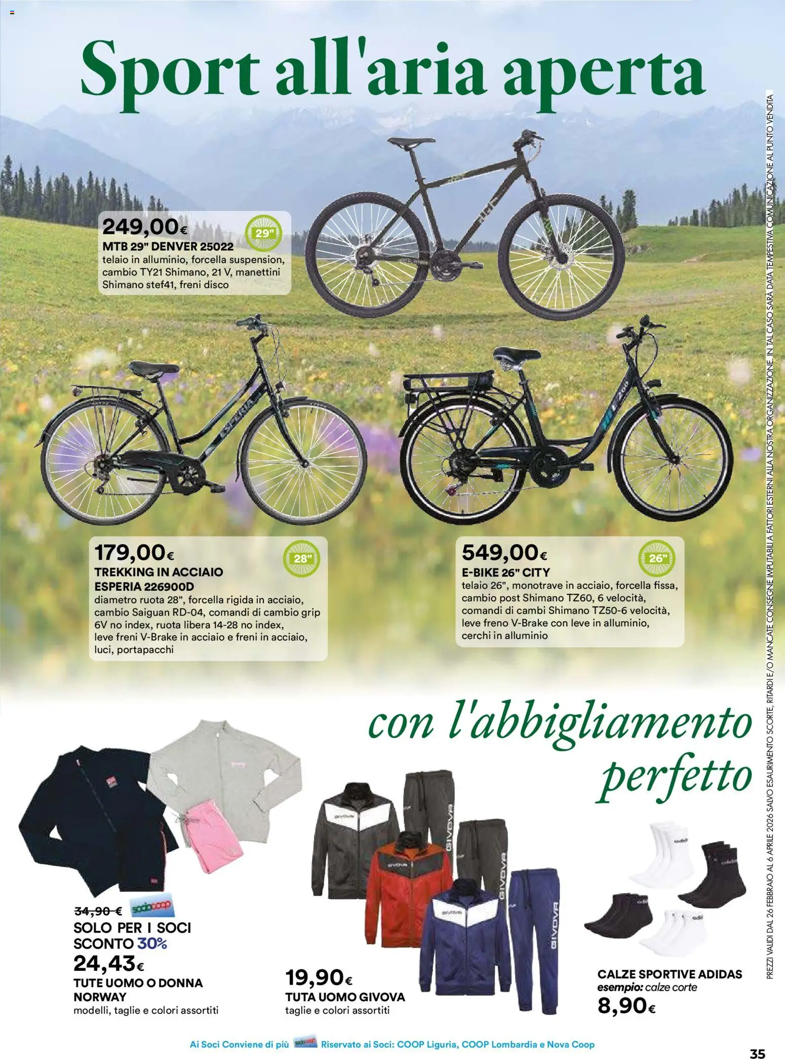 Volantino Ipercoop del 26.02.2026 | Pagina: 35 | Prodotti: Data, Disco, Alluminio