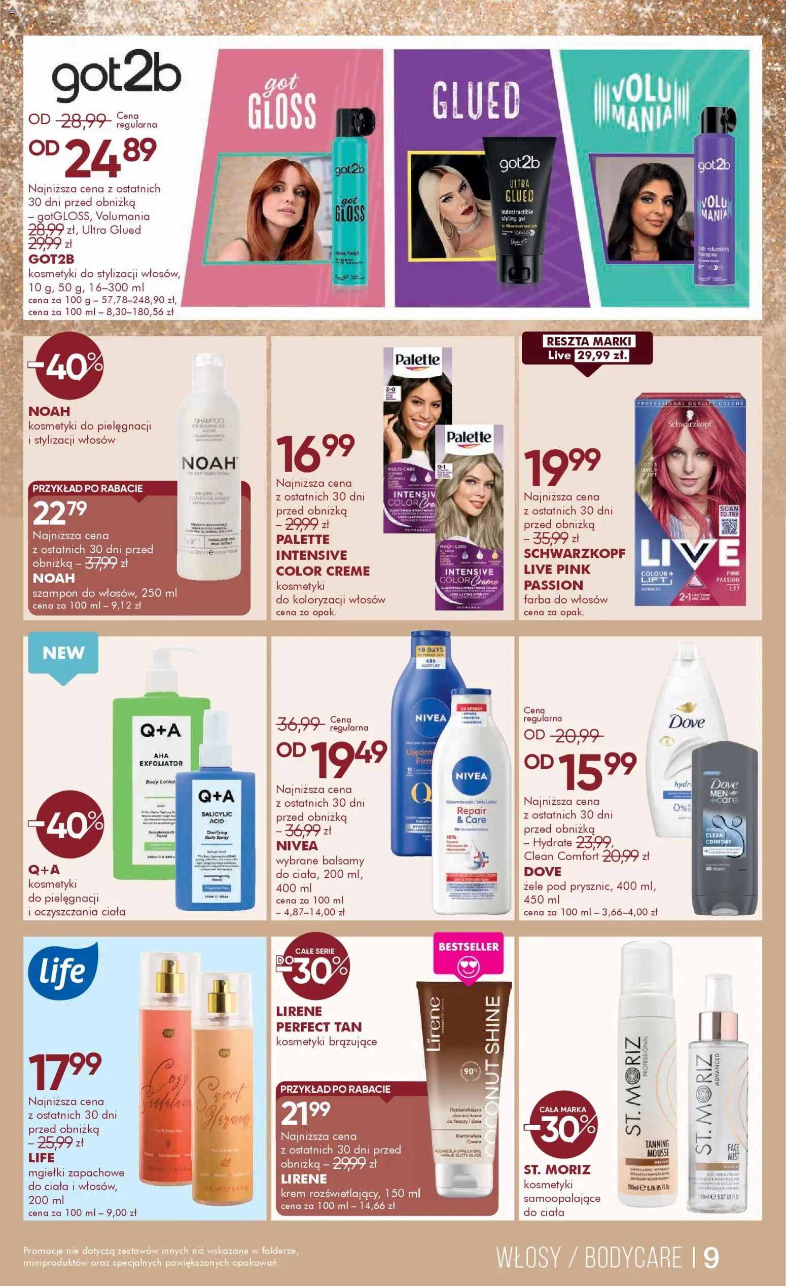 Super-pharm Gazetka od 27.12.2025 | Strona: 9 | Produkty: Farba do włosów, Kosmetyki, Body, Krem