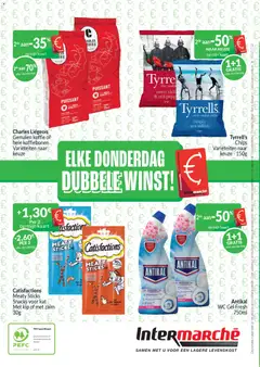 Intermarché - De februariaanbiedingen met de Intermarché-kaart - Voorbeeld van een folder van Intermarché, geldig van 01.02.2026 | Pagina: 28 | Producten: Wc, Kip, Snacks, Koffiebonen
