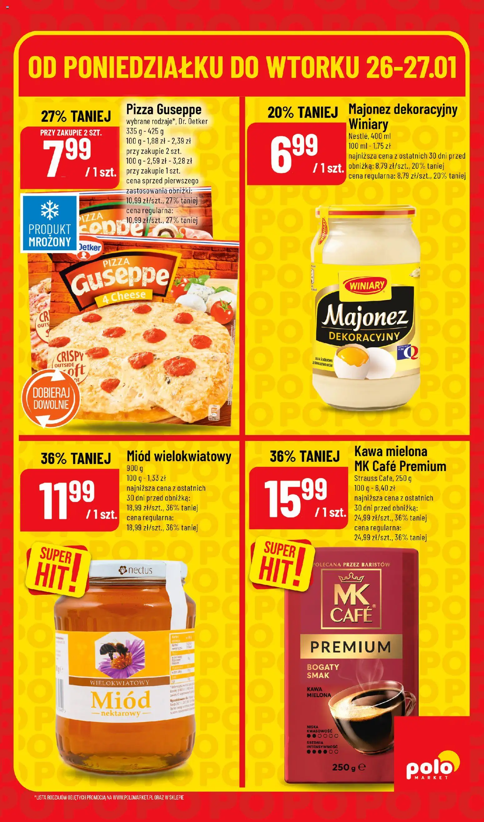 POLOmarket Gazetka - Super Hity od 26.01.2026 | Strona: 5 | Produkty: Miód, PC, Kawa, Jaja