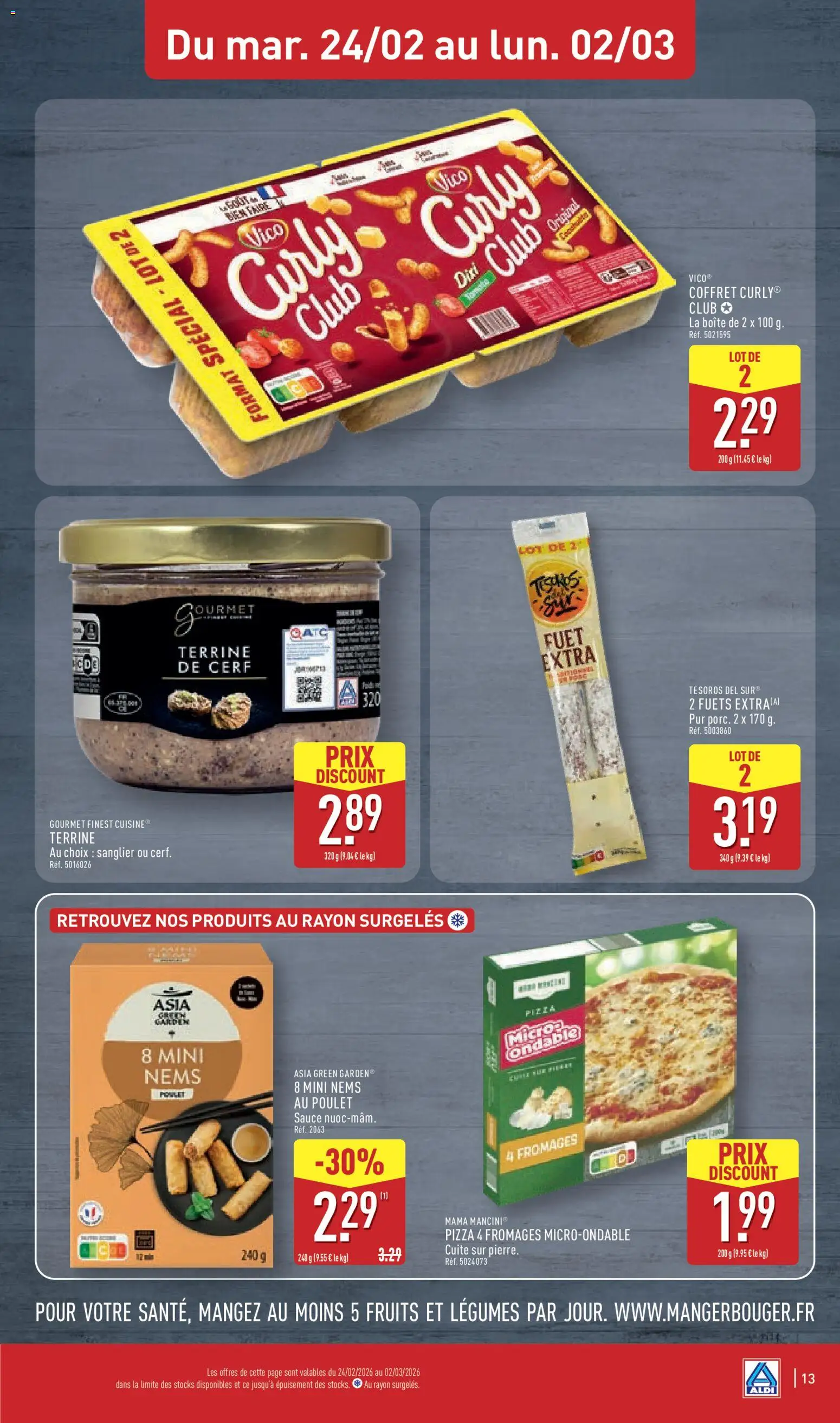 {H1} | Page: 15 | Produits: Pizza 4 fromages, Pizza