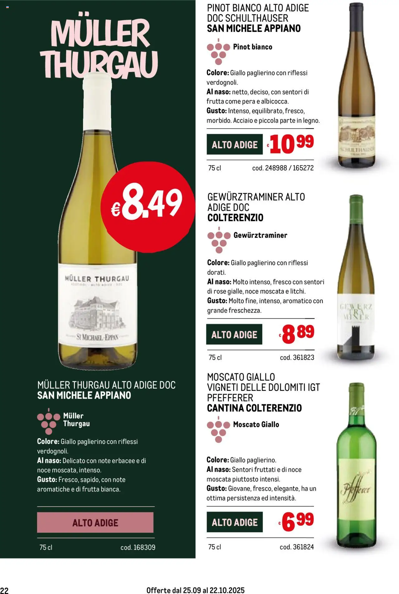 Volantino Metro del 25.09.2025 | Pagina: 22 | Prodotti: Frutta, Pera