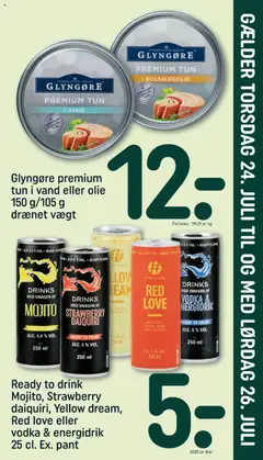 Rema 1000 Tilbudsavis gyldig fra 20.07.2025 | Side: 23 | Produkter: Rabarber, Touca, Vodka, Tun