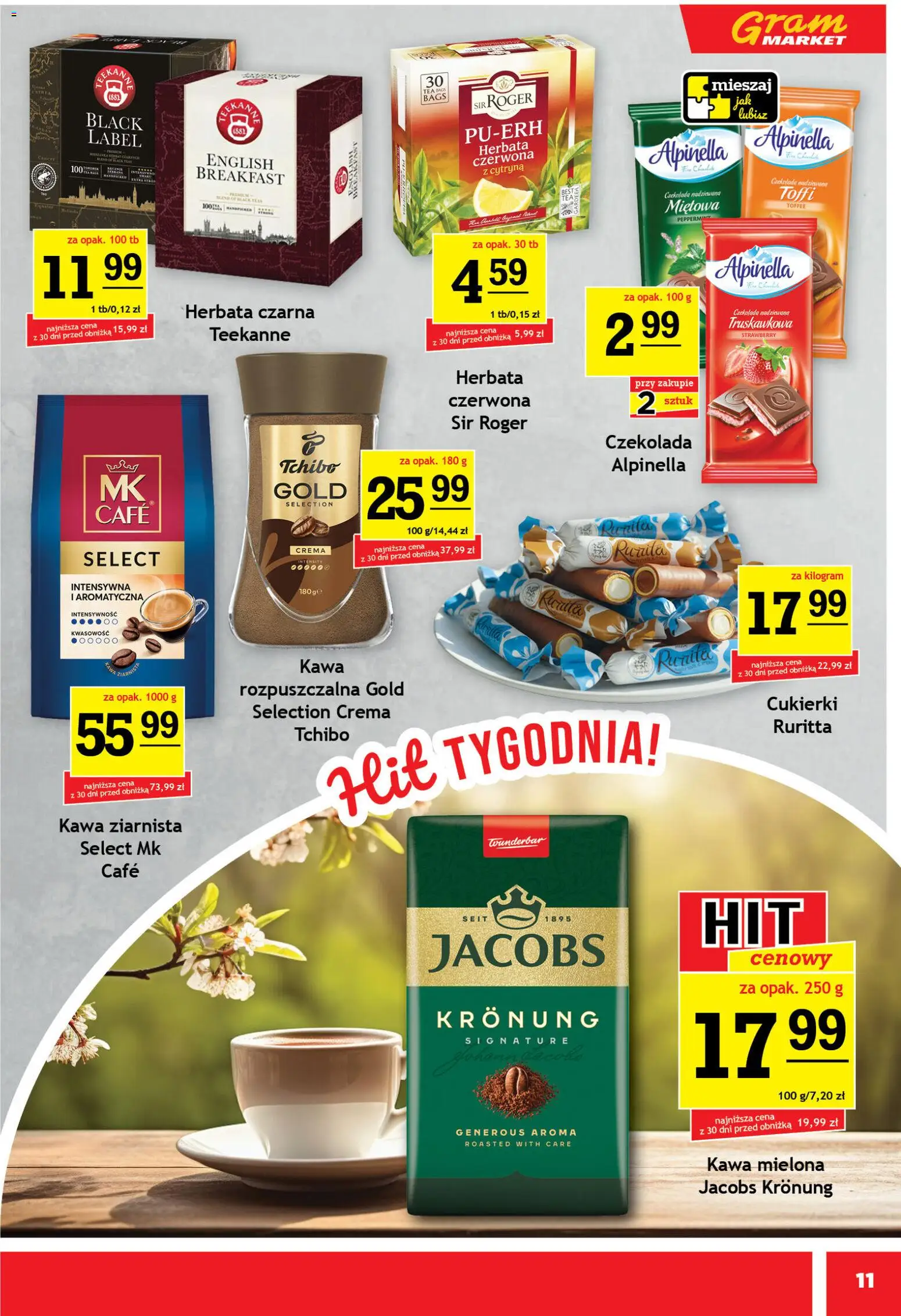 Gram Market gazetka od 29.04.2026 | Strona: 11 | Produkty: Cytryna, Tchibo, Kawa, Herbata