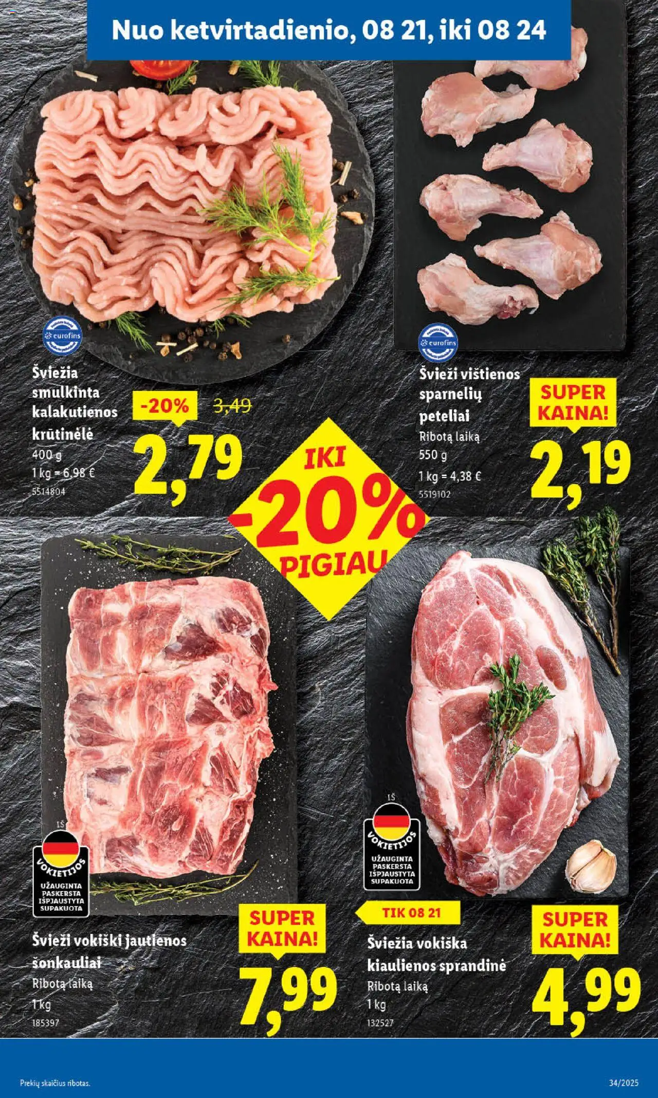 LIDL leidinys│galioja nuo 18.08.2025 | Puslapis: 59 | Prekių: Vištienos, Kiaulienos, Jautienos