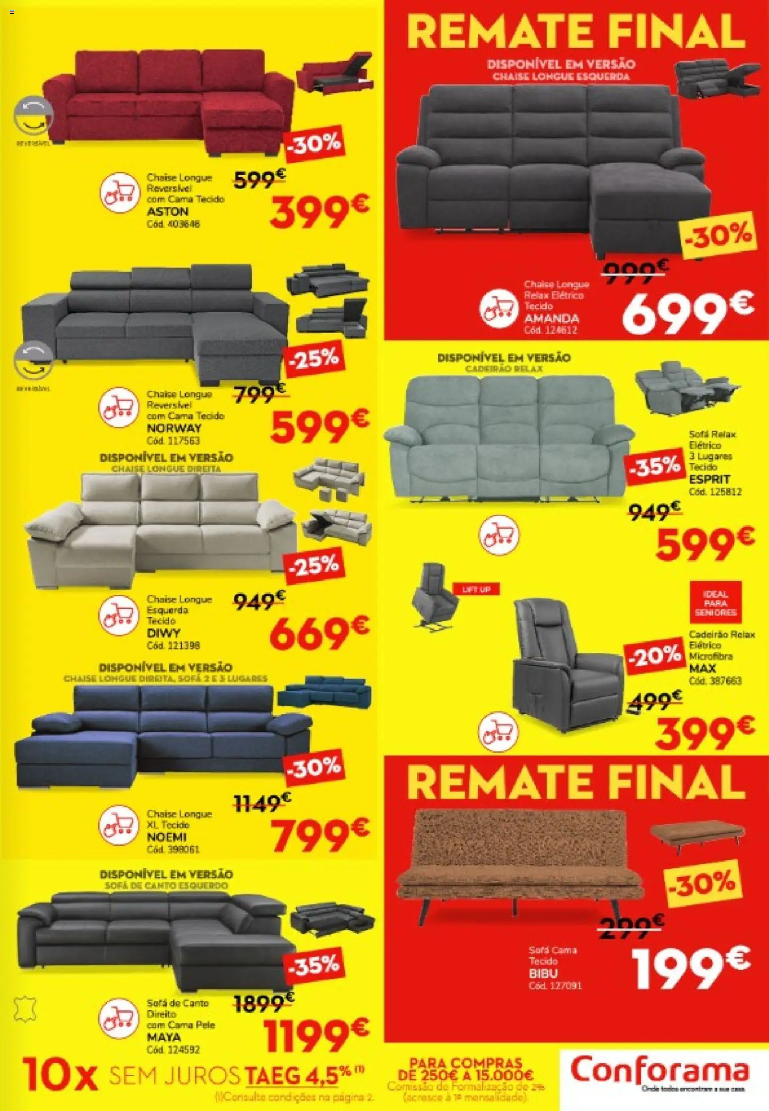 Conforama folheto │ válido de 15.01.2026 | Página: 3 | Produtos: Cama, Sofá